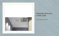 4500K COB LED recessed spotlight