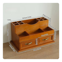 Makeup Organizer with Drawers Compact Cosmetic Storage Box Elegant Makeup Storage Box for Desk