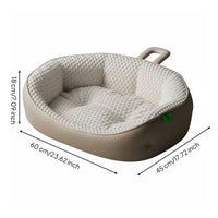 Serene Slumber Pet Nest Breathable Material Cooling Pet Bed Fully Washable