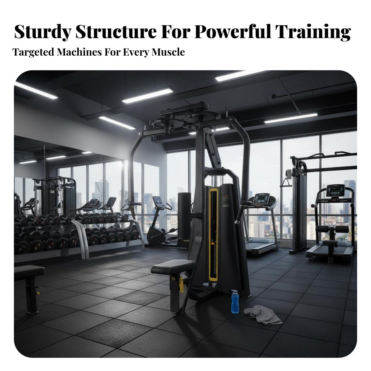 Commercial Gym Equipment Package Heavy Duty Complete Gym Machine Collection Professional Design Multi Station Strength for Personal Trainers