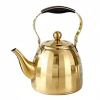 Multi-Functional Stovetop Teapot with Infuser Quick Boiling Large Capacity Tea Pot Stainless Steel Kettle for Hotel, Restaurant, Outdoor, Home Kitchen