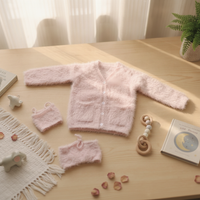 Doll Cardigan with Camisole Fuzzy Clothing Furry for Photo Shoots
