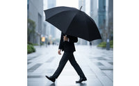 Waterproof Straight-Shaft Umbrella Oversized 8-Rib Umbrella Windproof Heavy-Duty for Rainy Days, Golf, Travel