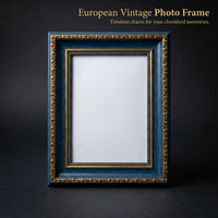 European Classical Photo Frame, Handcrafted Resin Picture Frame, Ornate Photo Holder Living Room, Vi - Image 2