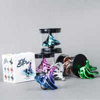 WINSPIN新品风动陀螺外贸解压玩具陀螺炫彩风吹陀螺气动陀螺批发