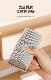 手持海绵清洁擦新款家用迷你小拖把桌面吸水可替换厨房卫生间清理