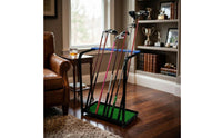 Golf Club Storage Steel Construction Frame Golf Club Display Stand Floor Standing Athletic Gear for Practice Range