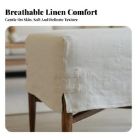 Vanity Bench Removable and easy-clean Cover Rectangular Vanity Bench for Entryway