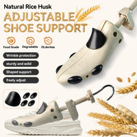 Eco-Friendly Adjustable Shoe Stretcher Made of Rice Husk Polymer Plastic, Unisex