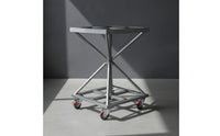 Spray Painting Turntable Mobile Rotating Spray Table Paint Rack with Wheels for Woodworkers