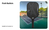 Lightweight T700 Carbon Fiber Pickleball Paddle Abrasion-Resistant Carbon Fiber Pickleball Paddle Large Sweet Area for Tournaments, Training