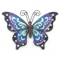 Metal Lepidoptera Art Decoration Elegant Butterfly Wall Sculpture Easy to Hang for Patio