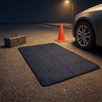 Padded Car Repair Mat Foldable Quilted Repair Mat Drawstring Bag Car Creeper Pad Rectangular