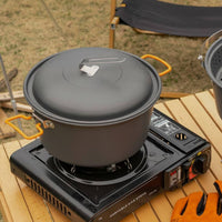 Camping Stockpot Large Capacity Hanging Pot Lightweight for Barbecue