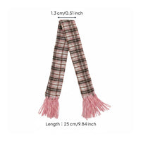 OB11 Doll Scarf 1/12 Scale Doll Scarf Handcrafted for Diorama Display