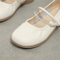 Ballet Flats for Women with Soft Sole and Round Toe Design, Comfortable Walking Shoes for Daily Wear, Extended Sizes to European 43 for Larger Feet