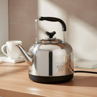 Easy to Clean Stainless Steel Electric Kettle Removable Lid Large Electric Kettle Heat-Resistant Handle Hot Water Boiler Dripdrip-Resistant Spout
