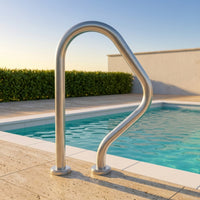 Rustproof Pool Handrail Corrosion-Resistant Pool Grab Long-Lasting Easy-Grip for Swimmers