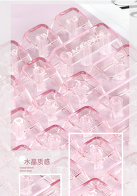 Pomegranate Pink Keycaps, PC Material, ASA Profile, 146 Keys Full Set