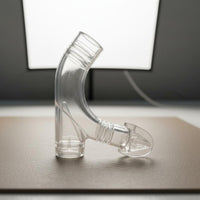 Snorkel Mouthpiece Ergonomic Design Silicone Grip Mouthpiece Single-Way Purge