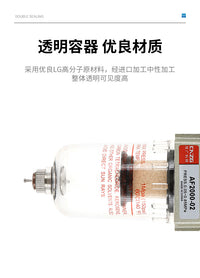 CNZG油水分离器气源处理空气过滤器AF2000-02SMC型可配支加铜滤芯