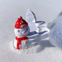 圣诞老人雪球夹可爱圣诞节儿童玩雪工具雪夹创意加厚加长雪球模具