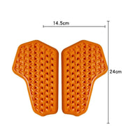 Shock Absorbing Motorcycle Set Ergonomic CE Certified Protective Padding Pads PU Material for Riders, Racing