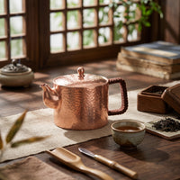 Copper Kettle with Side Handle Compact Kettle with Side Handle Classic Vessel for Collectors