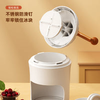 Portable Manual Ice Shaver for Home and Outdoor Use