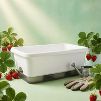 Rectangle Self Watering Planter Wide Rim Self-Watering Planter Saucer