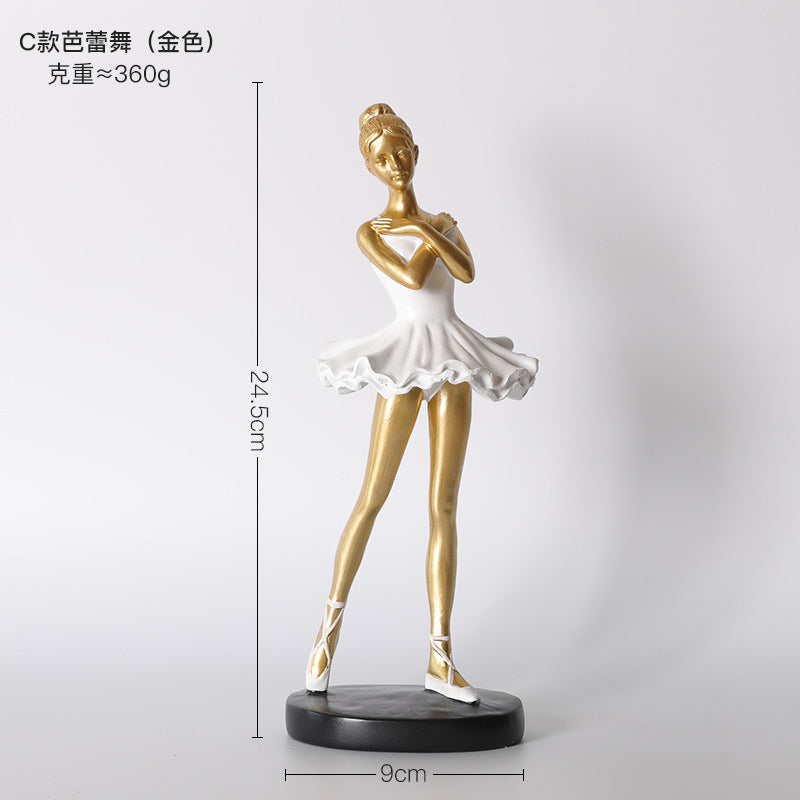 Gold Ballet Girl C