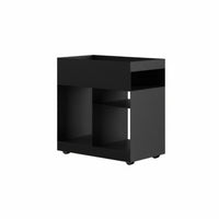 Mobile Bedside Cabinet Space-Saving Household Furniture Versatile Use for Adults