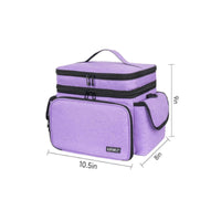 Sewing Organizer Bag Lined Interior Rectangular Sewing Craft Bag