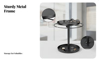 Rotating Eyeglass Stand 360 Rotating Eyewear Organizer Sunglasses Holder Stand Modern Design Sturdy Base,