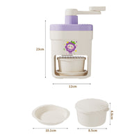 Manual Ice Shaver Easy to Use Home Shaved Ice Machine Portable for Children