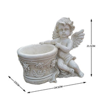 Angel Planter Decorative Angel Flower Pot Cottage-Style for Garden, Tabletop