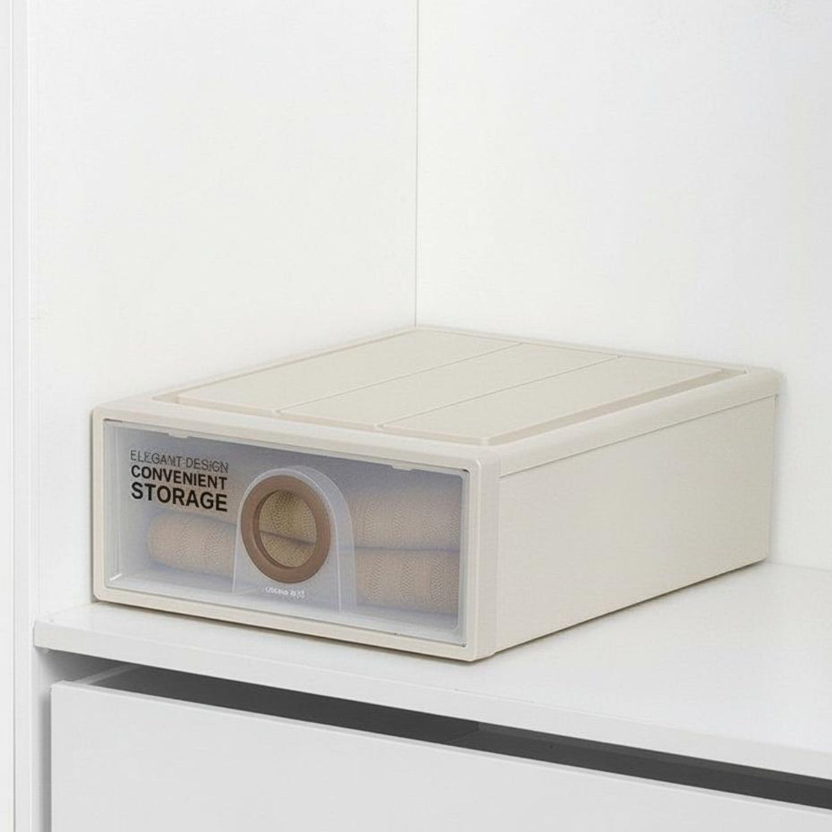 Stackable Pull-extendable Drawer Large Capacity Household Storage sturdy for Under Bed