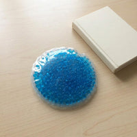 Ice Packs for Migraine Relief and Tired Eyes, Round Gel Beads Cold Compress for Muscle Ache, PVC Material Ice Bag, Hot and Cold Pack for Kids