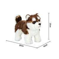 Alaskan Malamute Stuffed Toy Toy Standing Alaskan Dog Stuffed Toy Toy Realistic Dog Stuffed Animal Lifelike Plushie Hugable