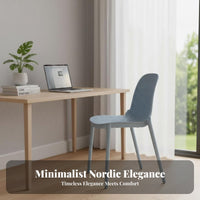Molded Shell Chair Nordic Design Indoor Furniture Minimalist and Design Adaptable for Business Owners, Dining Room, Office