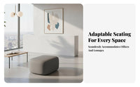organic shape Sectional Sofa Set Creative Shape Armless Lounge Set configurable Design Minimalist for Visitors, Business Owners