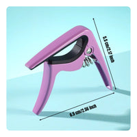 Ukulele Capo Cute Design Trigger Design Capo Lightweight and Portable Tuning Clamp for Live Performance