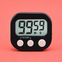 Countdown Clock Magnetic Kitchen Timer Digital Stopwatch Electronic Timer Large LCD Memory Function Suitable for Cooking Study Work