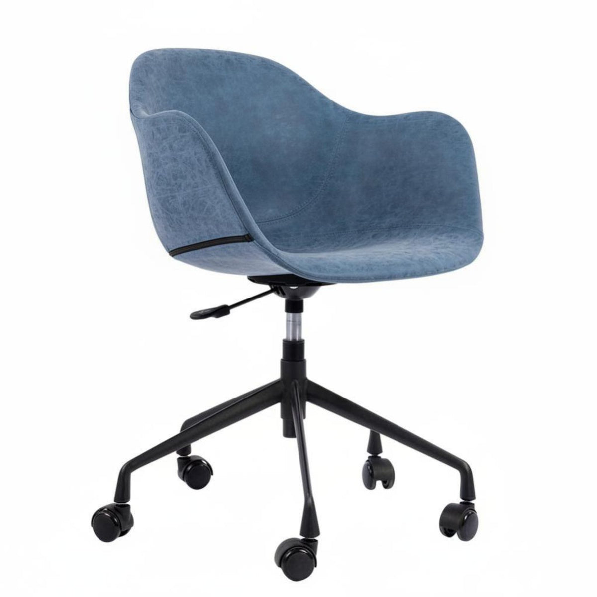 Armless rotating Chair Height Adjustable Office Furniture effortless Rolling Casters