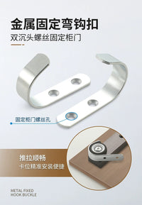 上翻内隐藏折叠门铝合金导轨书柜门一拉得回旋门滑轨侧装暗藏轨道