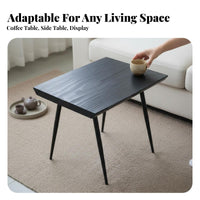 Natural Edge Perimeter Log Table Rustic Minimalist Design and Design Household Furniture Carbonized Finish Multifunctional