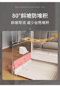 鸟笼鹦鹉笼子专用新型防溅虎皮玄凤牡丹小太阳鸟笼子家用大号别墅