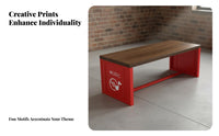 Industrial Booth Dining Set Upholstered Comfort Table with Matching Seats Durable Construction Commercial Furniture for Cafe Proprietors, Bars, Diners