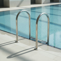 Stainless Steel Pool Ladder Non-Slip Pool Ladder with Handrails Anti-Skid
