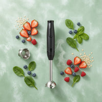 Handheld Immersion Blender Slim Hand Blender Corded Kitchen Appliance Non-Slip for Small Kitchens
